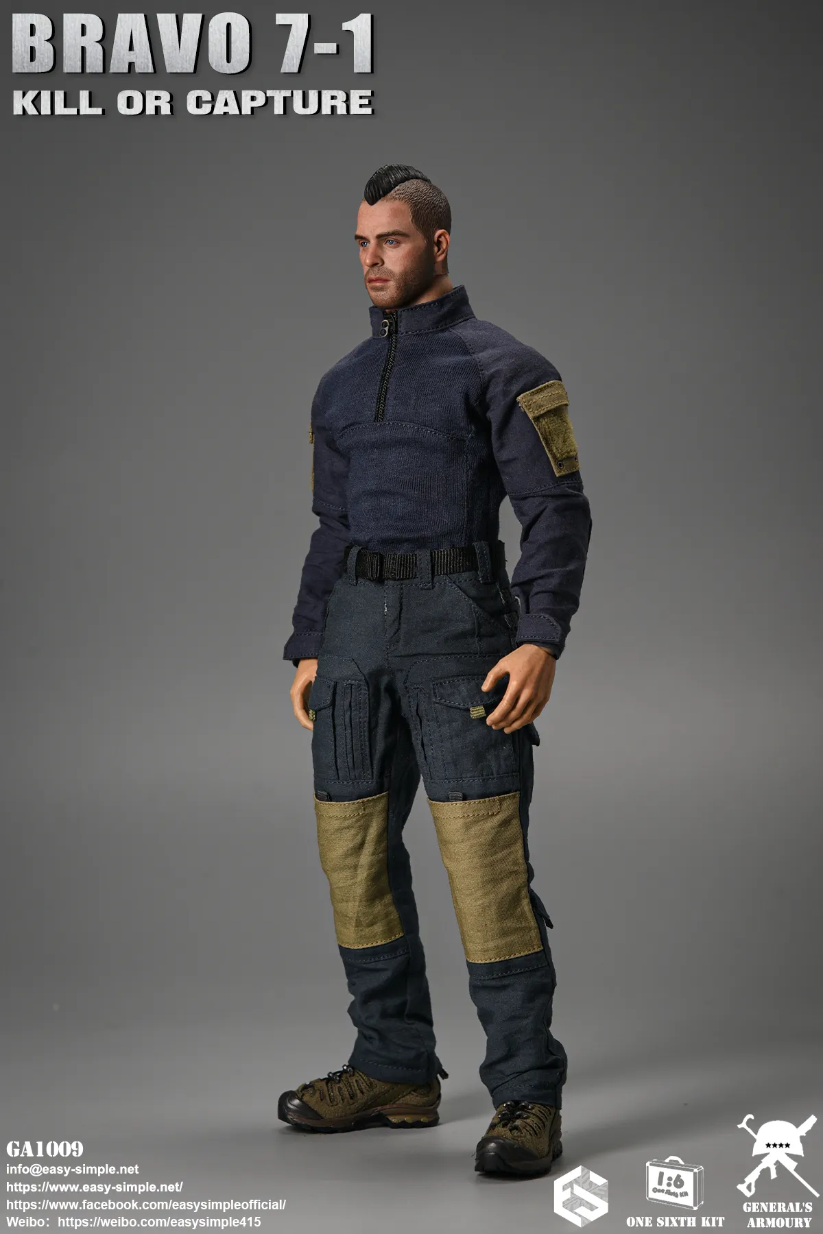 Easy & Simple - 1:6 Bravo 7-1 Kill or Capture Action Figure - inshobby.com