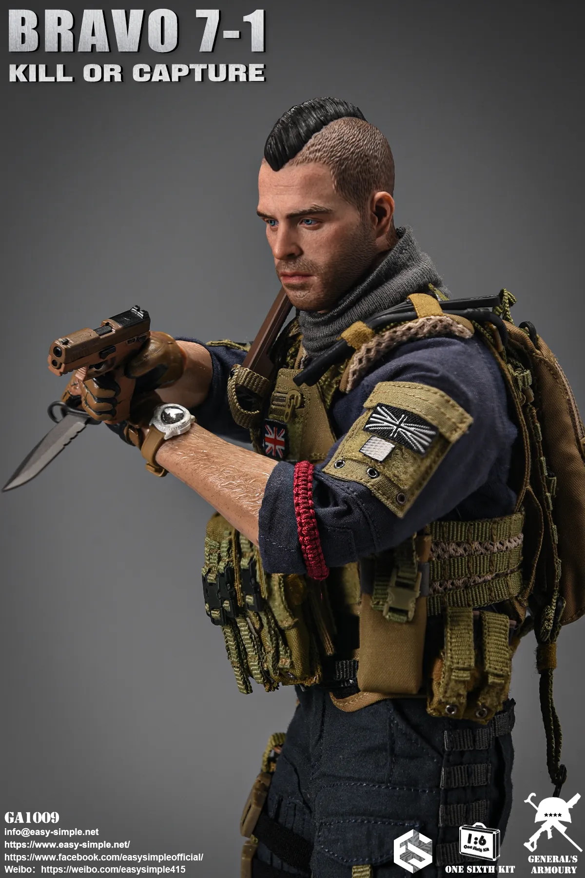 Easy & Simple - 1:6 Bravo 7-1 Kill or Capture Action Figure - inshobby.com