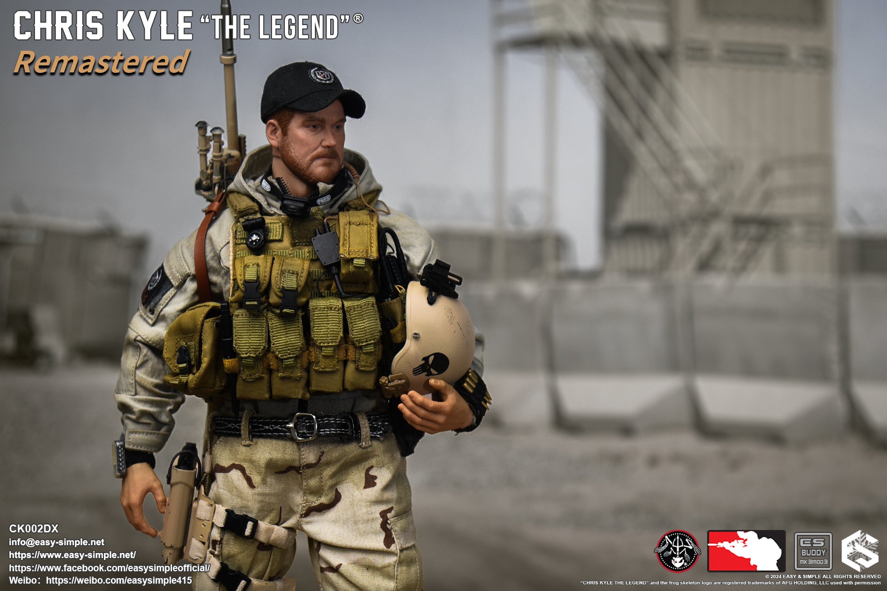 Easy & Simple - 1:6 Chris Kyle the Legend Remastered Action Figure - inshobby.com