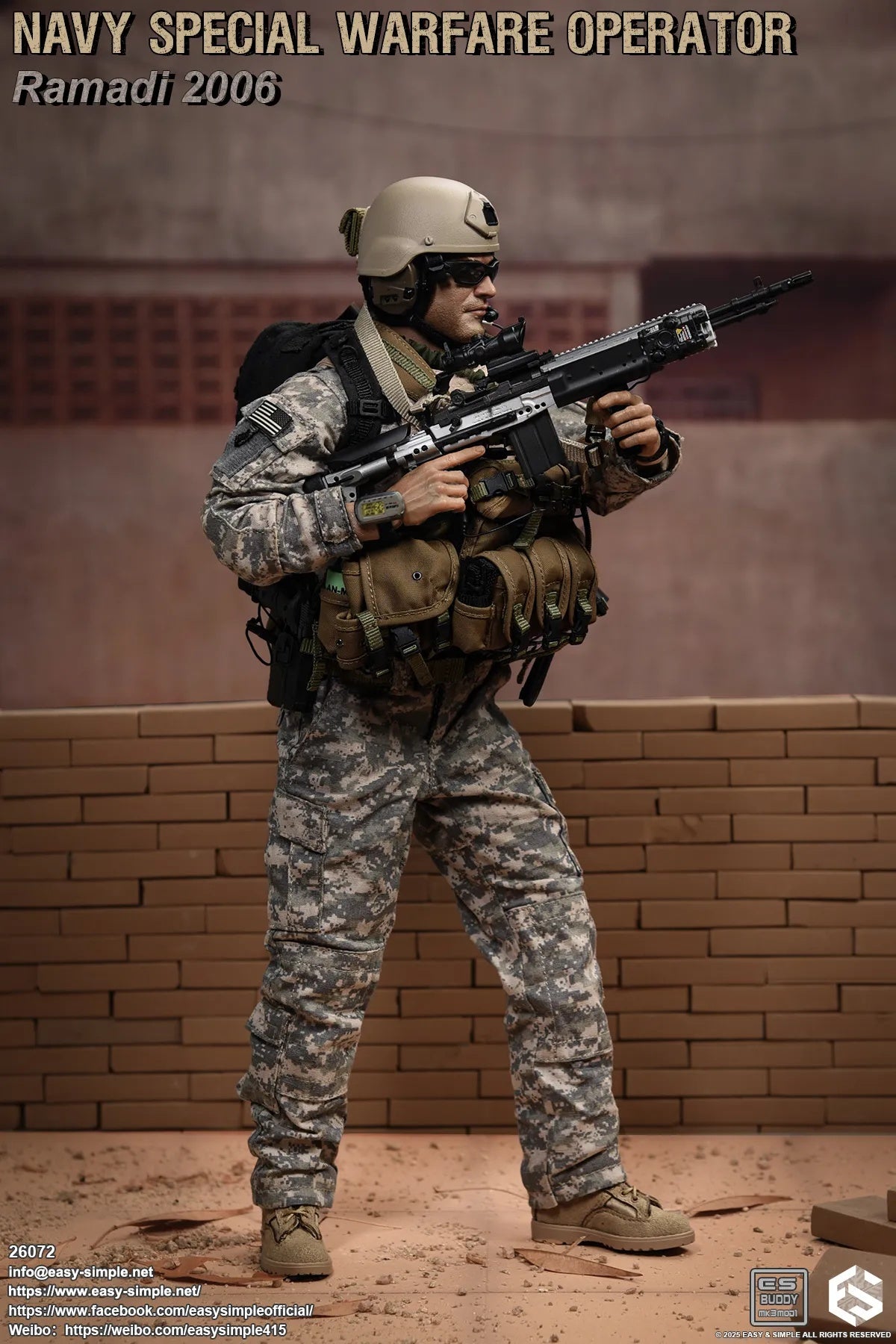 Easy & Simple - 1:6 Navy Special Warefare Operator Action Figure - inshobby.com