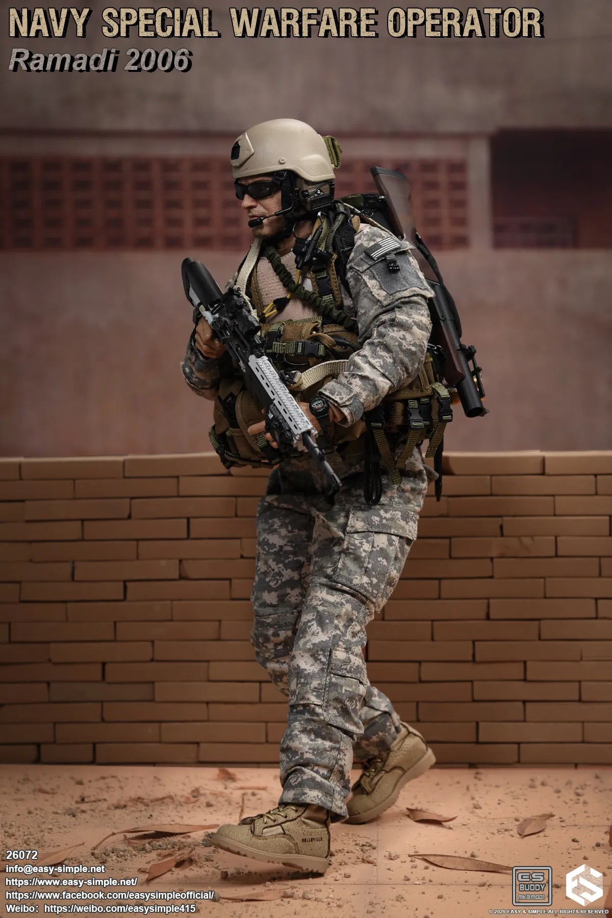 Easy & Simple - 1:6 Navy Special Warefare Operator Action Figure - inshobby.com