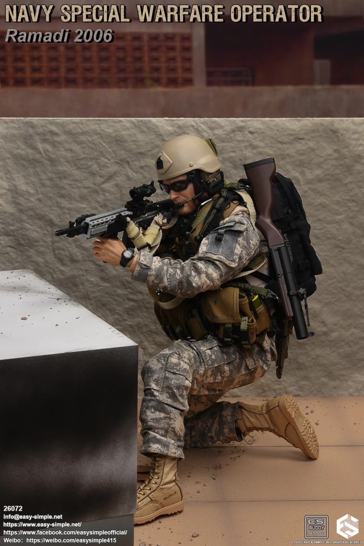 Easy & Simple - 1:6 Navy Special Warefare Operator Action Figure - inshobby.com