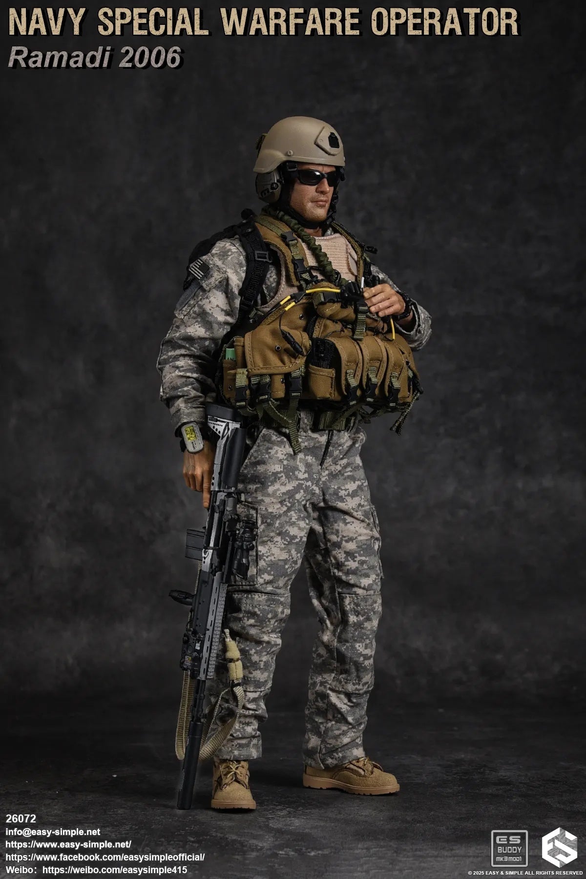 Easy & Simple - 1:6 Navy Special Warefare Operator Action Figure - inshobby.com