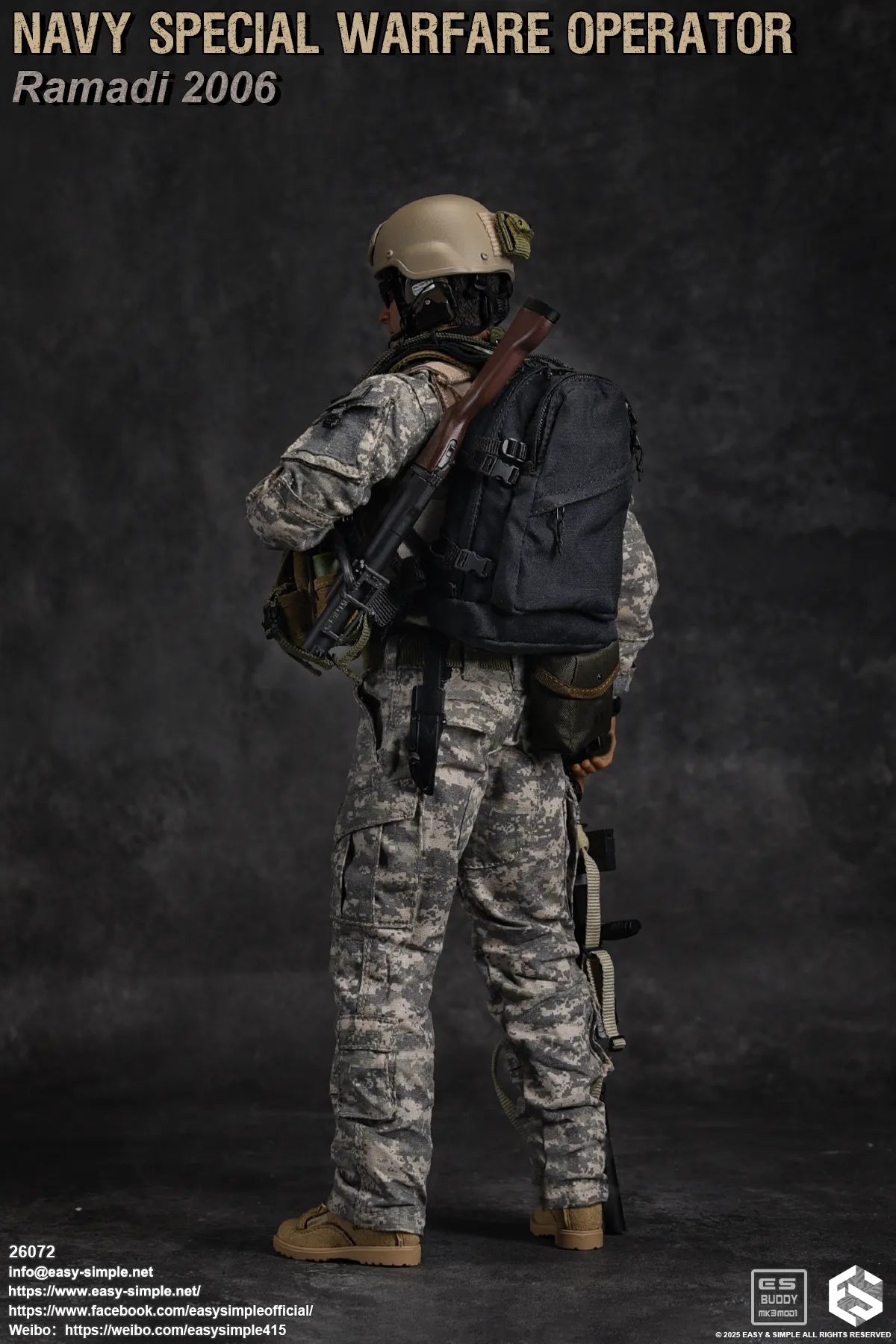 Easy & Simple - 1:6 Navy Special Warefare Operator Action Figure - inshobby.com