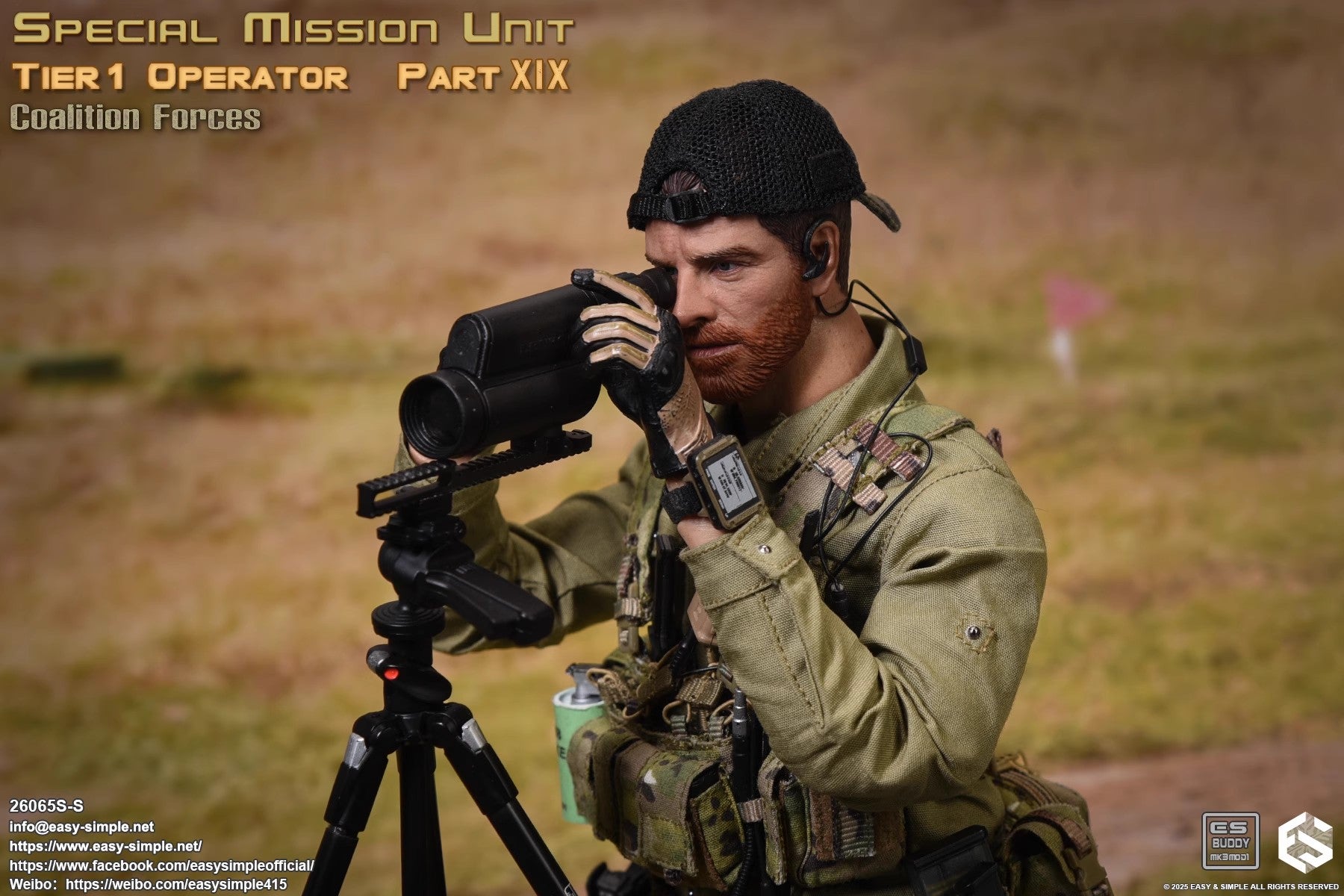 Easy & Simple - 1:6 Special Mission Unit Tier 1 Operator Part XIX Coalition Forces Action Figure - inshobby.com