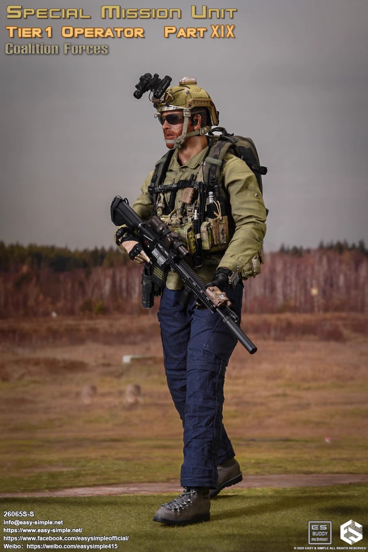 Easy & Simple - 1:6 Special Mission Unit Tier 1 Operator Part XIX Coalition Forces Action Figure - inshobby.com