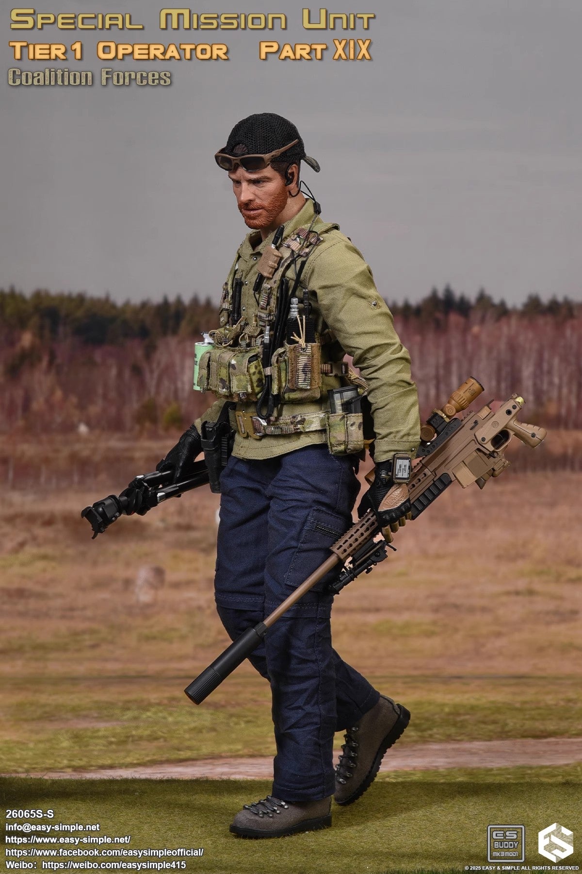 Easy & Simple - 1:6 Special Mission Unit Tier 1 Operator Part XIX Coalition Forces Action Figure - inshobby.com