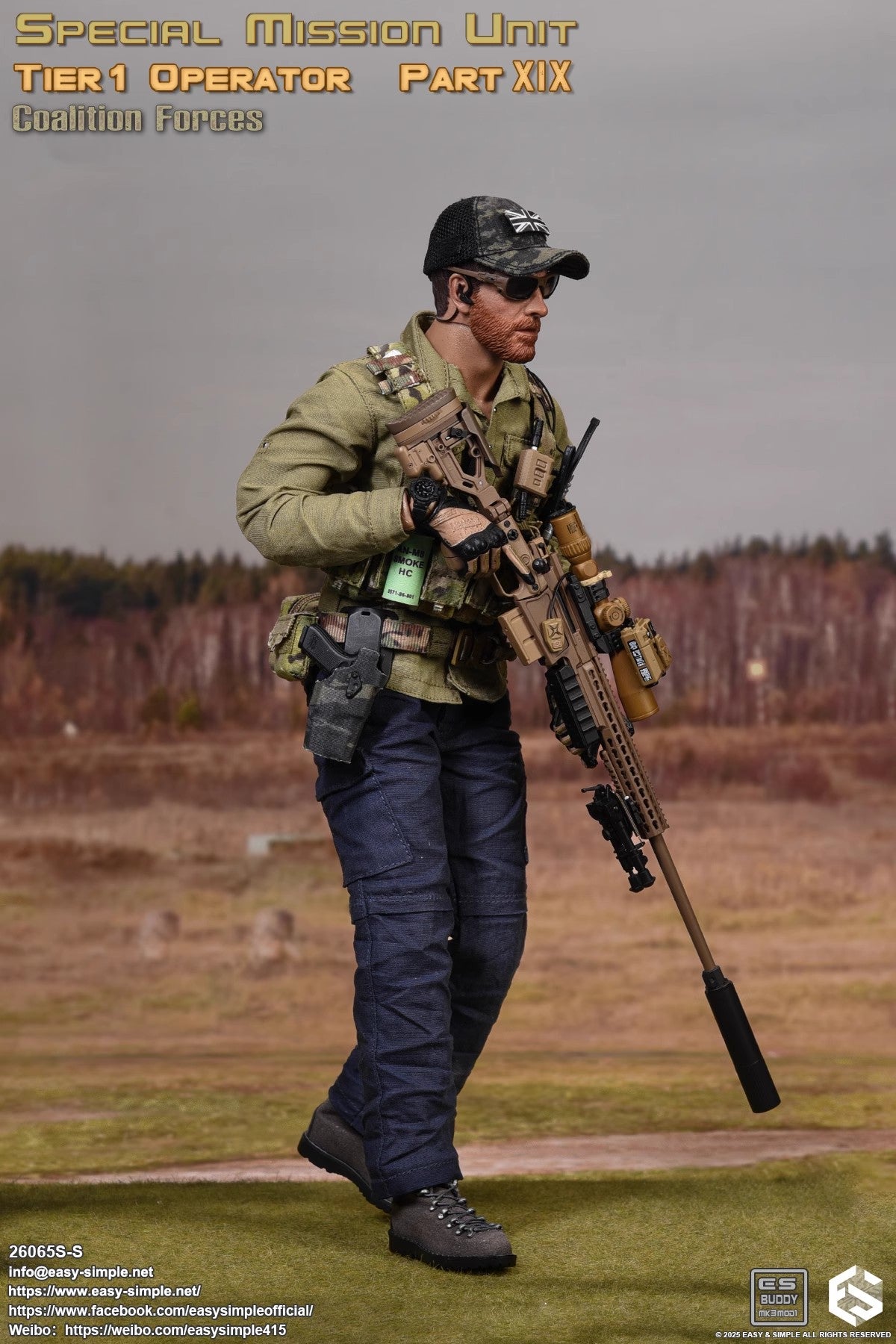 Easy & Simple - 1:6 Special Mission Unit Tier 1 Operator Part XIX Coalition Forces Action Figure - inshobby.com