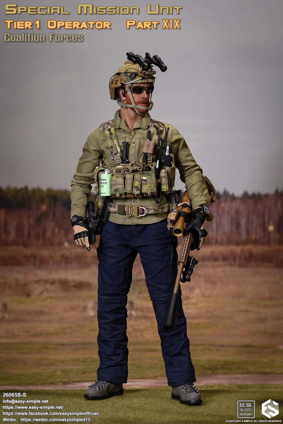 1:6 Special Mission Unit Tier 1 Operator Part XIX Coalition Forces Act