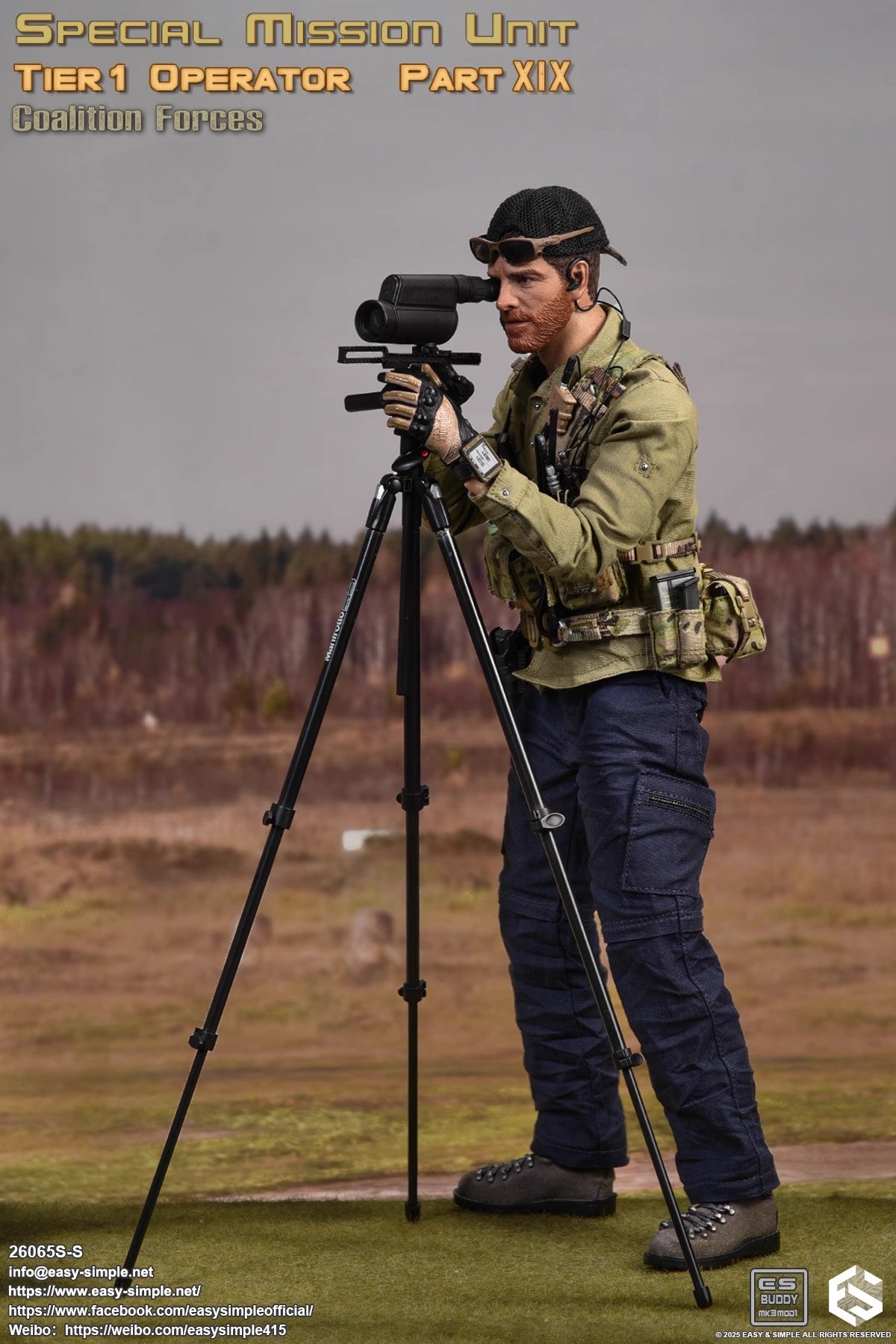 Easy & Simple - 1:6 Special Mission Unit Tier 1 Operator Part XIX Coalition Forces Action Figure - inshobby.com