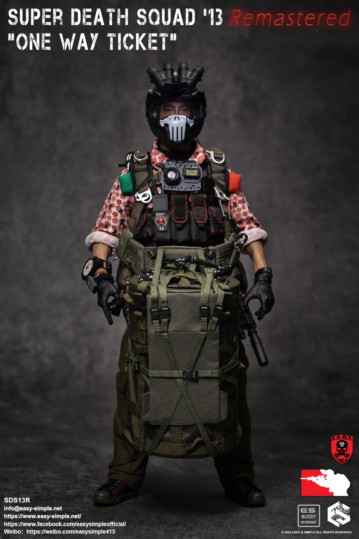 Easy & Simple - 1:6 Super Death Squad 13 Remastered One Way Ticket Action Figure - inshobby.com