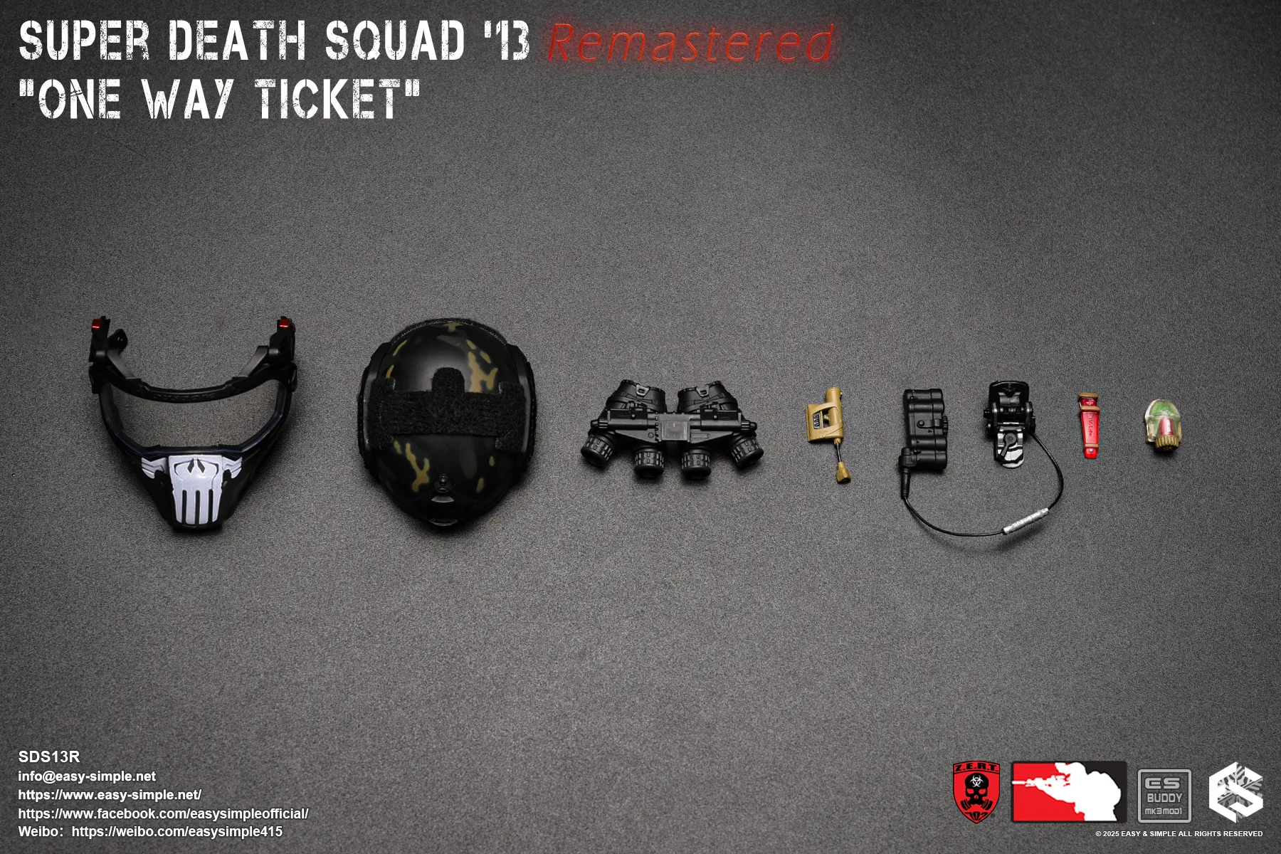 Easy & Simple - 1:6 Super Death Squad 13 Remastered One Way Ticket Action Figure - inshobby.com
