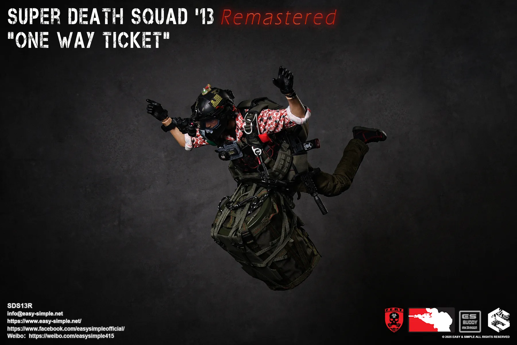 Easy & Simple - 1:6 Super Death Squad 13 Remastered One Way Ticket Action Figure - inshobby.com