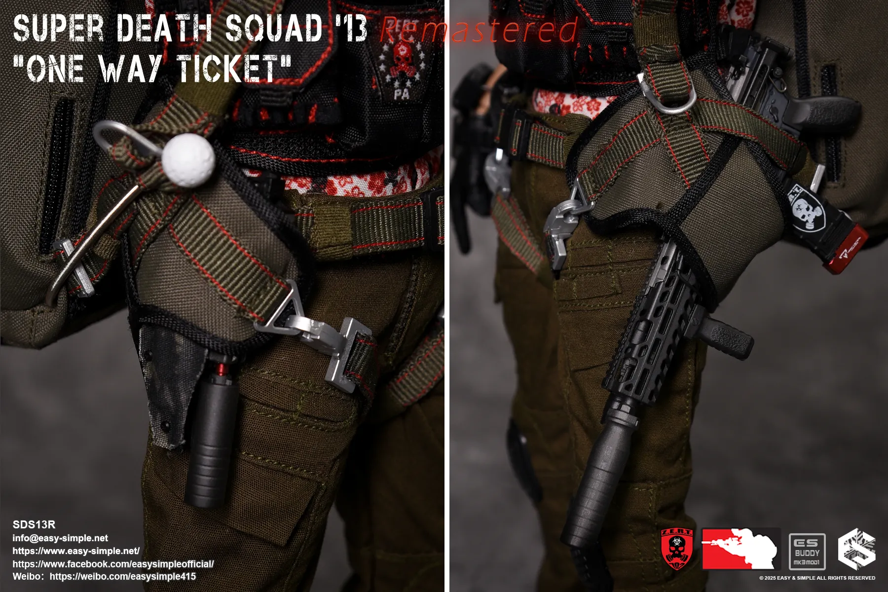 Easy & Simple - 1:6 Super Death Squad 13 Remastered One Way Ticket Action Figure - inshobby.com