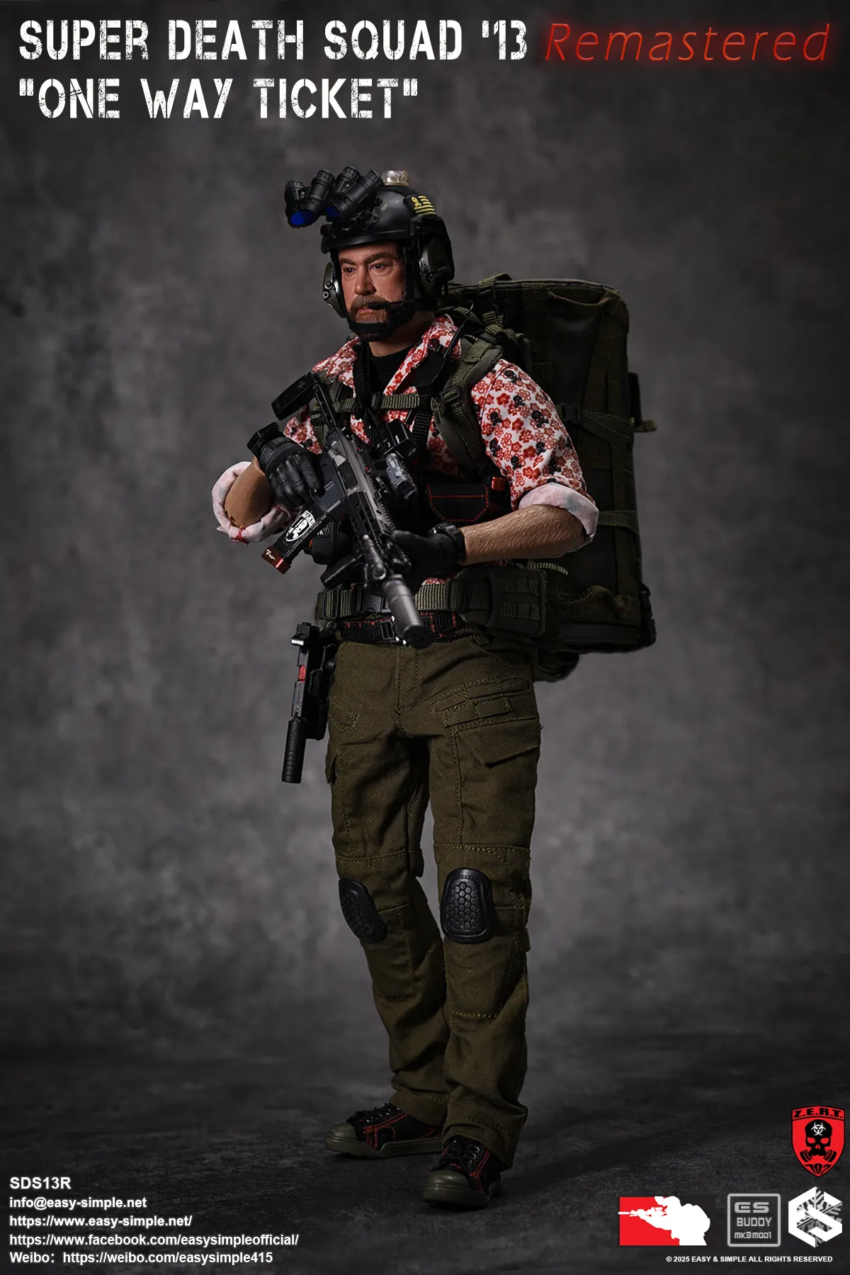 Easy & Simple - 1:6 Super Death Squad 13 Remastered One Way Ticket Action Figure - inshobby.com