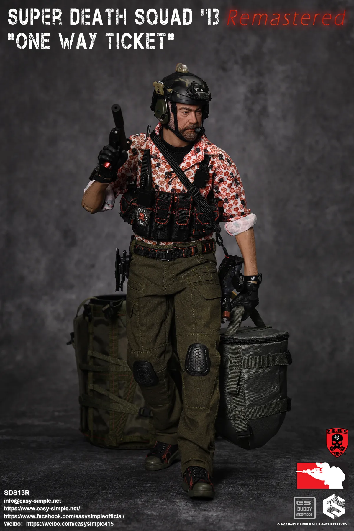 Easy & Simple - 1:6 Super Death Squad 13 Remastered One Way Ticket Action Figure - inshobby.com