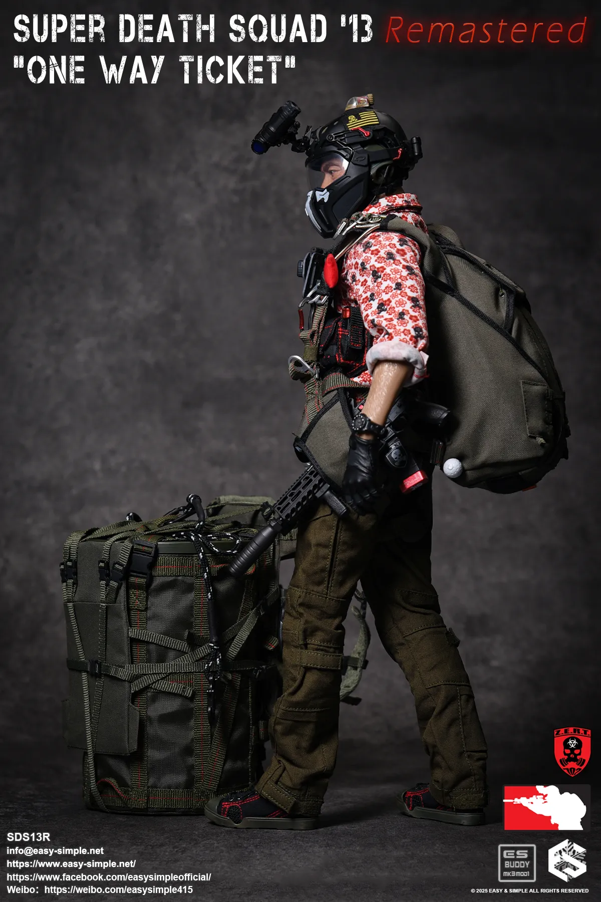 Easy & Simple - 1:6 Super Death Squad 13 Remastered One Way Ticket Action Figure - inshobby.com