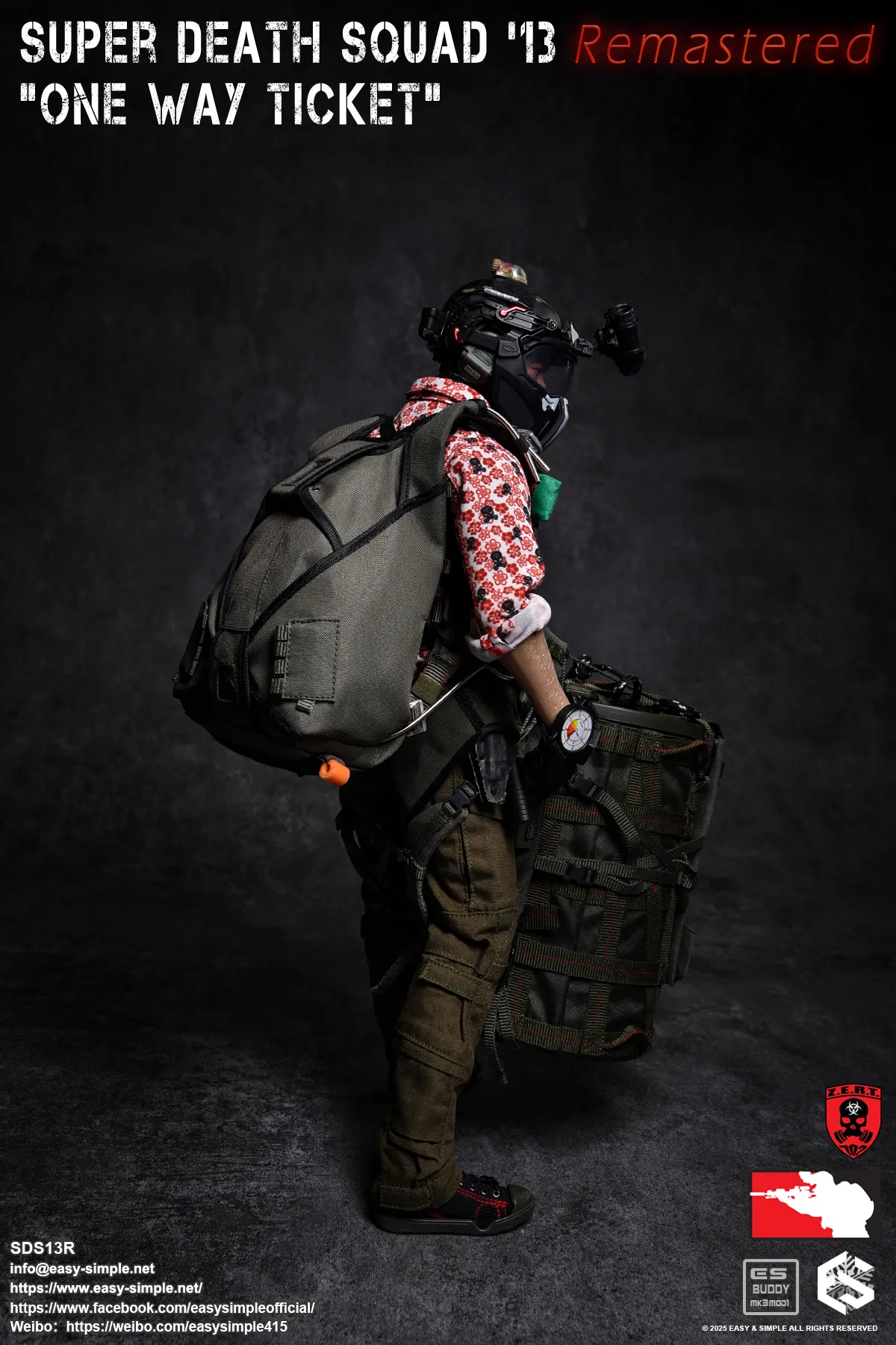 Easy & Simple - 1:6 Super Death Squad 13 Remastered One Way Ticket Action Figure - inshobby.com