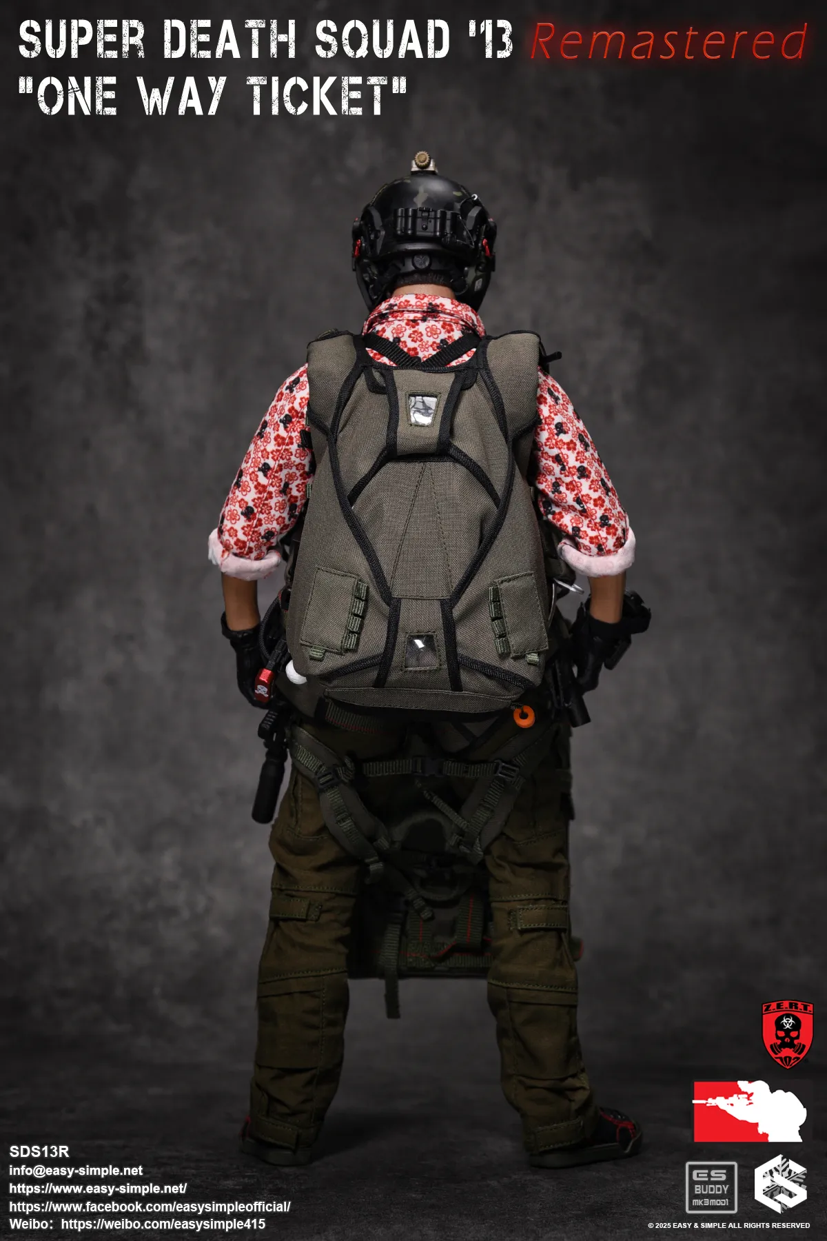 Easy & Simple - 1:6 Super Death Squad 13 Remastered One Way Ticket Action Figure - inshobby.com