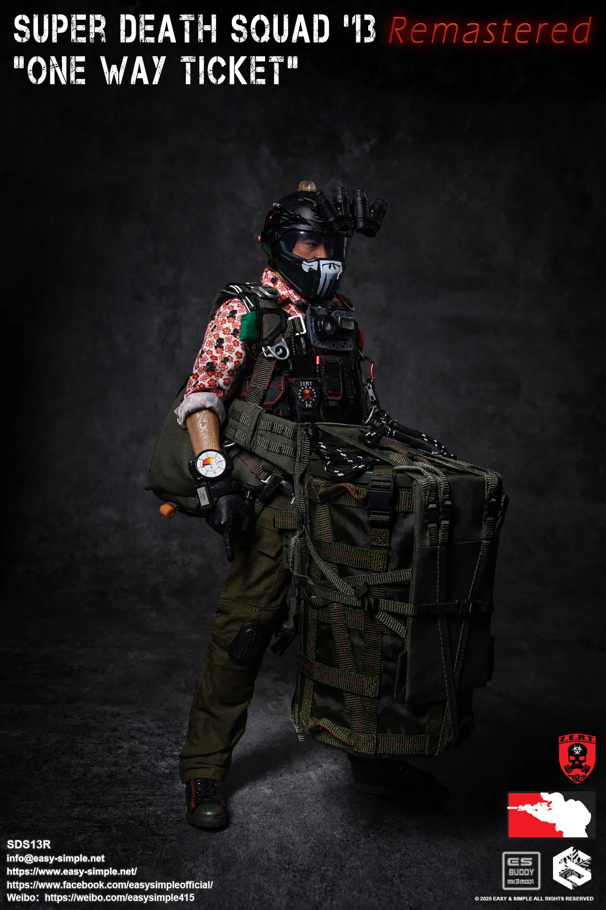 Easy & Simple - 1:6 Super Death Squad 13 Remastered One Way Ticket Action Figure - inshobby.com