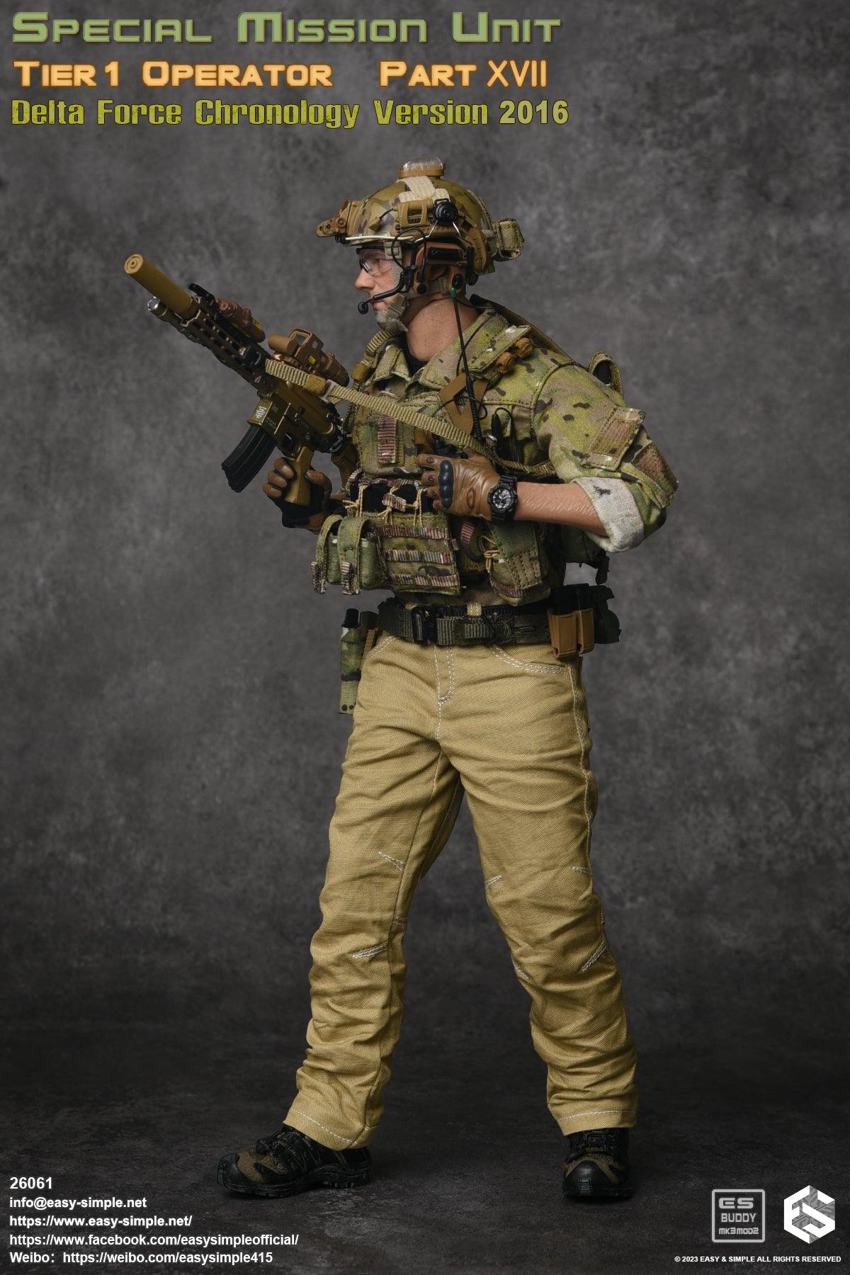 1:6 Tier 1 Operator Part XVII Delta Force Chronology 2016 Action Figur