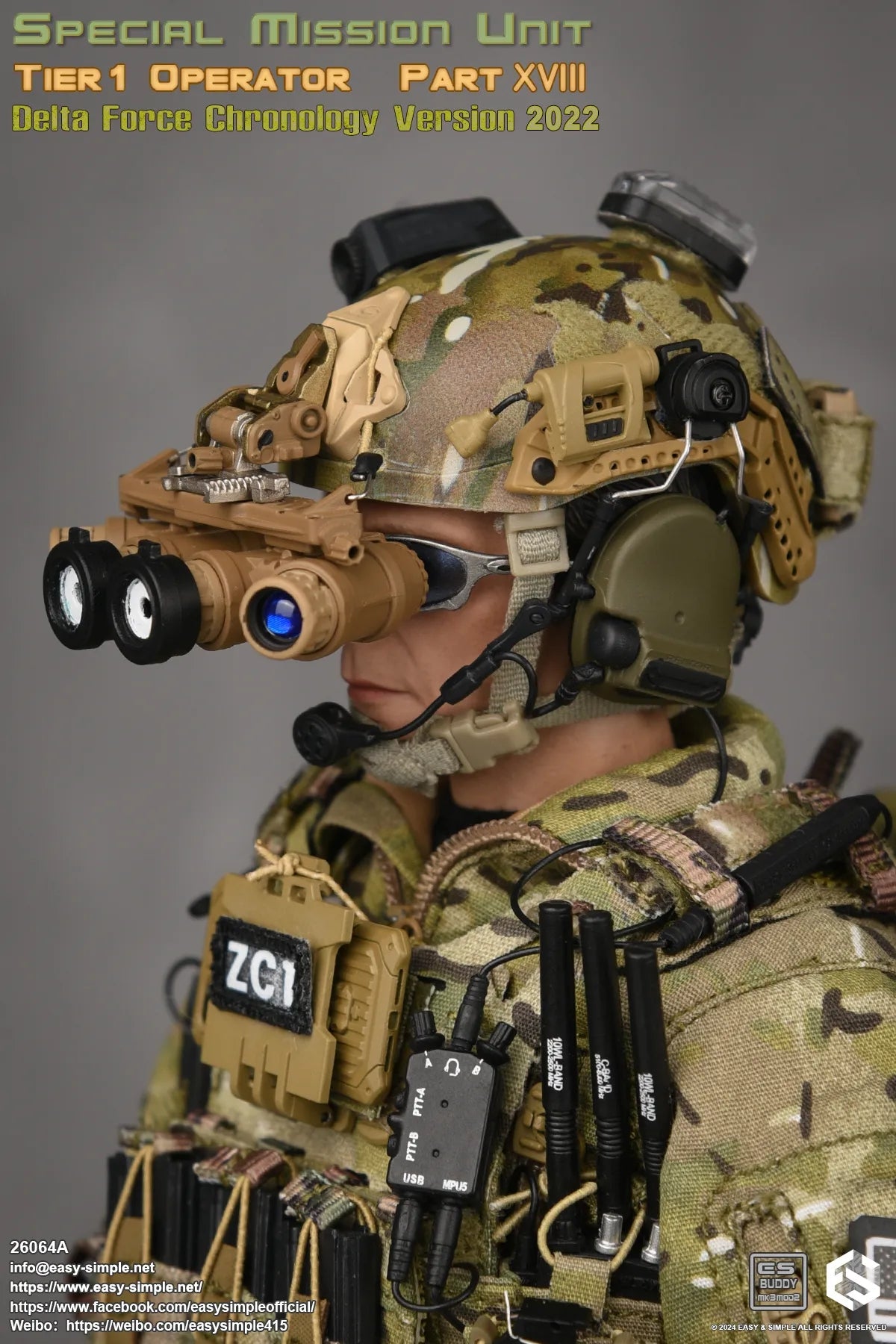 1:6 Tier 1 Operator Part XVIII Delta Force Chronology 2022 Action Figu