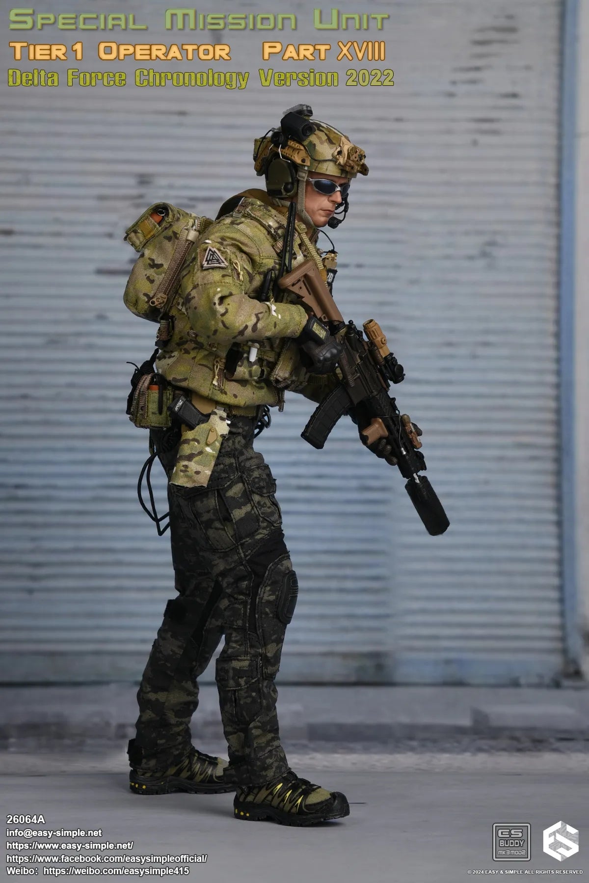 1:6 Tier 1 Operator Part XVIII Delta Force Chronology 2022 Action Figu