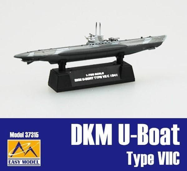 Easy Model - 1:700 DKM U-Boat Type VIIC U7C 1941 Submarine