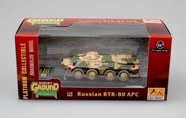 Easy Model - 1:72 BTR-80 Russian Army battle 1994 APC Truck