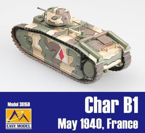 Easy Model - 1:72 Char B1 May 1940 France 3nd company Tank