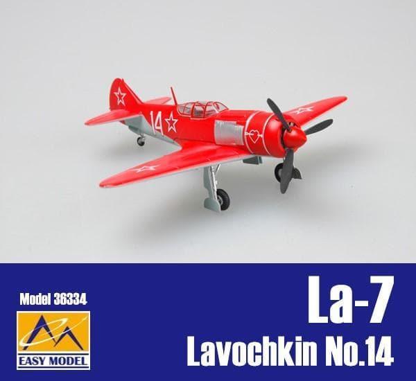 Easy Model - 1:72 Lavochkin La-7 Red No.14 Fighter