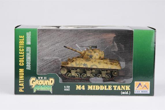 Easy Model - 1:72 M4 Middle Tank 4th Armored Div