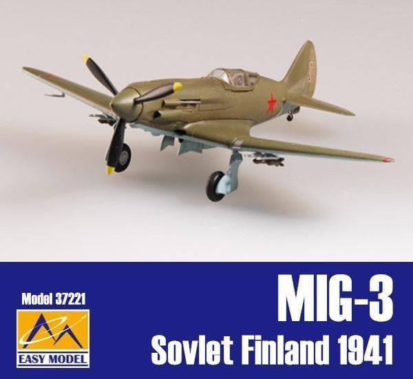 Easy Model - 1:72 MIG-3 Sovlet Finland 1941 Fighter