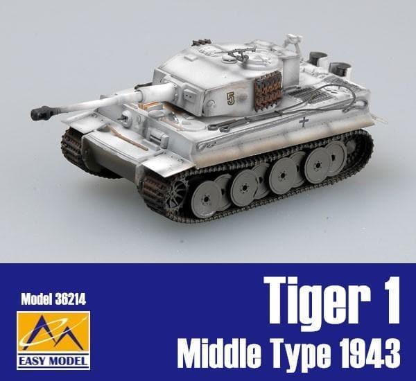 Easy Model - 1:72 Tiger 1 Middle Type 1943 Russian Tank