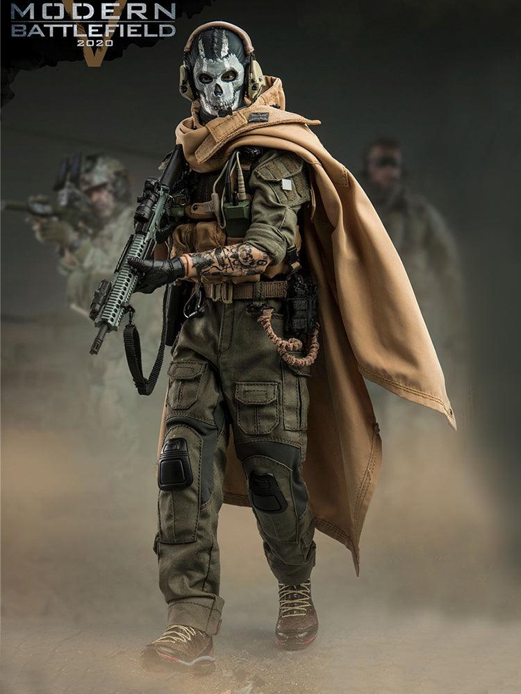 Flagset - 1:6 Modern Battlefield 2020 Endwar Ghost Action Figure - inshobby.com