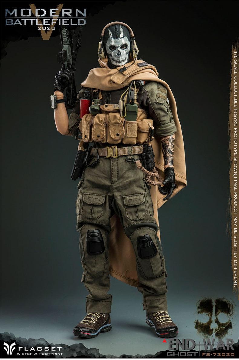 Flagset - 1:6 Modern Battlefield 2020 Endwar Ghost Action Figure - inshobby.com