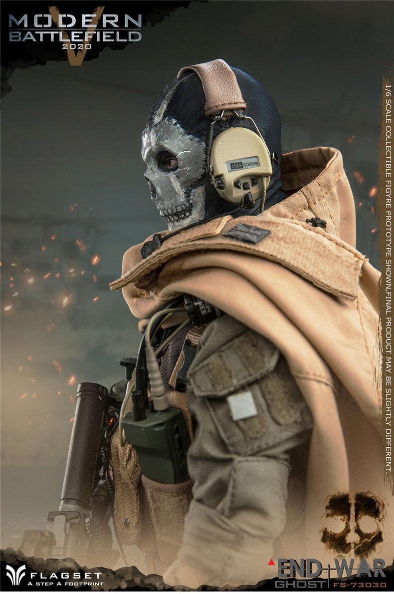 Flagset - 1:6 Modern Battlefield 2020 Endwar Ghost Action Figure - inshobby.com