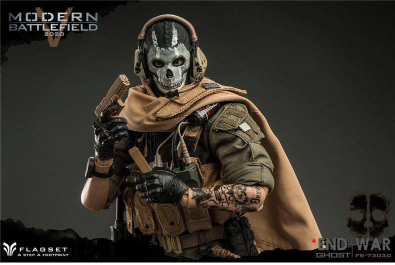Flagset - 1:6 Modern Battlefield Endwar Ghost Action Figure