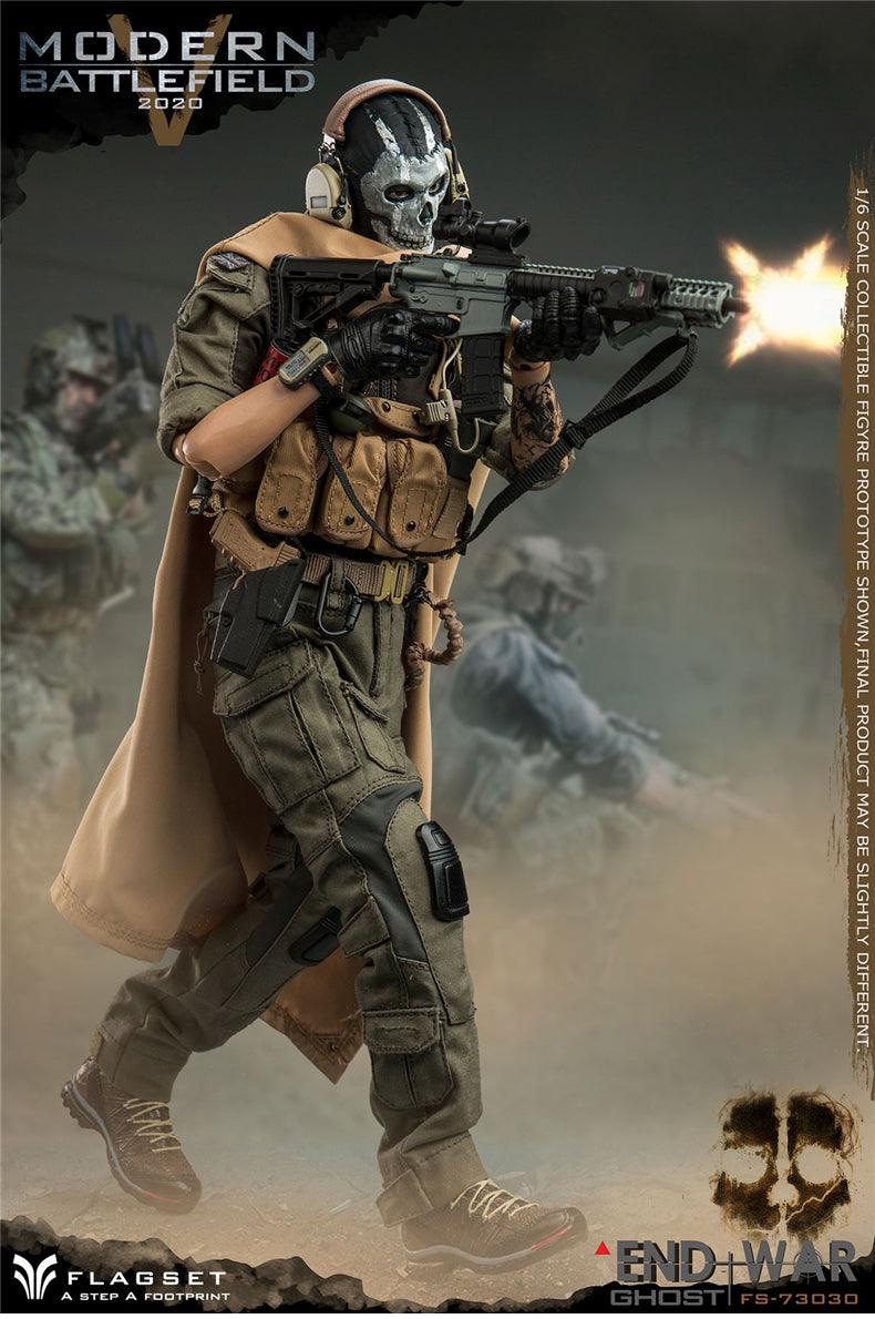 Flagset - 1:6 Modern Battlefield Endwar Ghost Action Figure