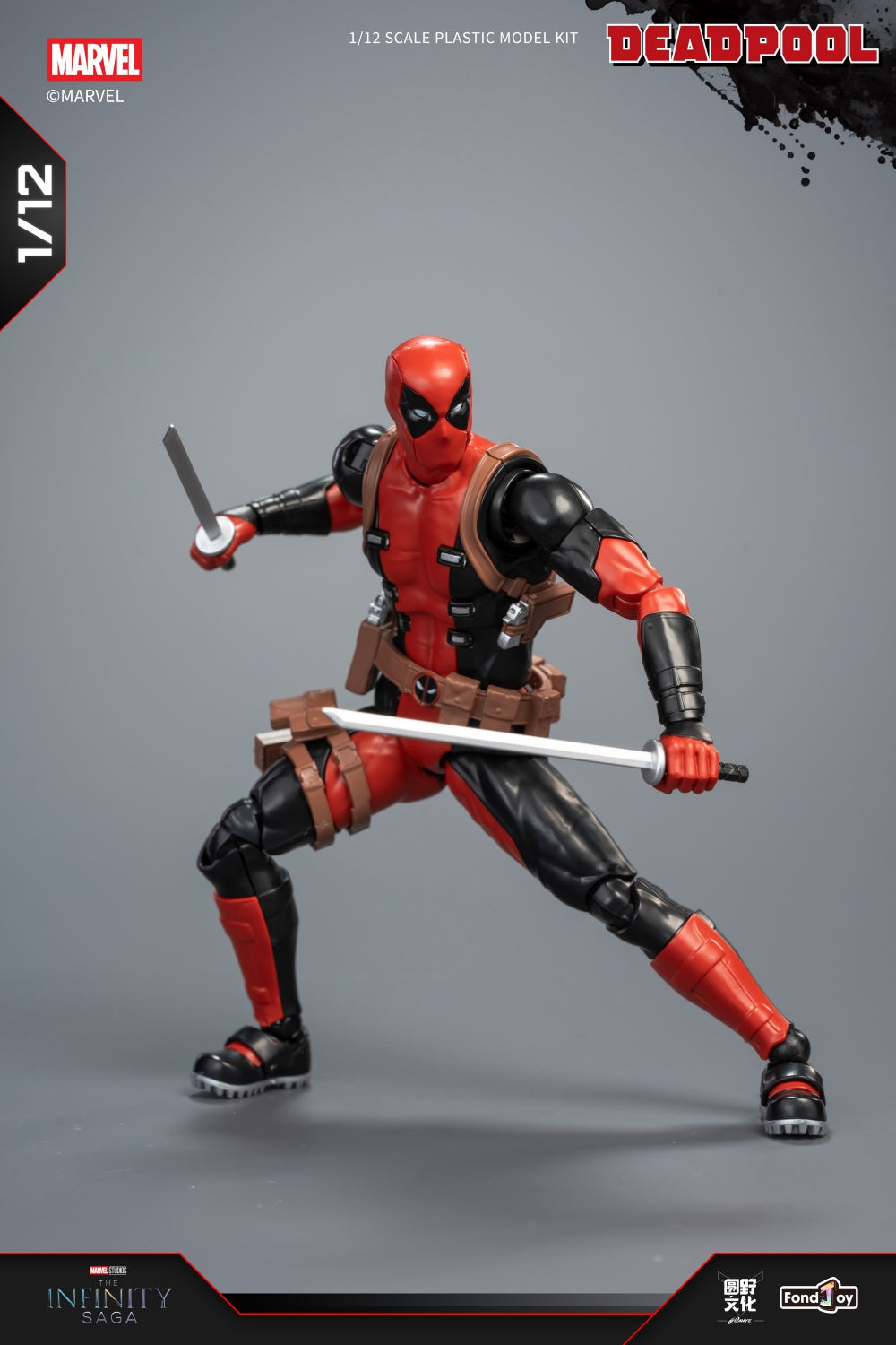 Fondjoy - 1:12 Deadpool Action Figure Assembly Kit - inshobby.com