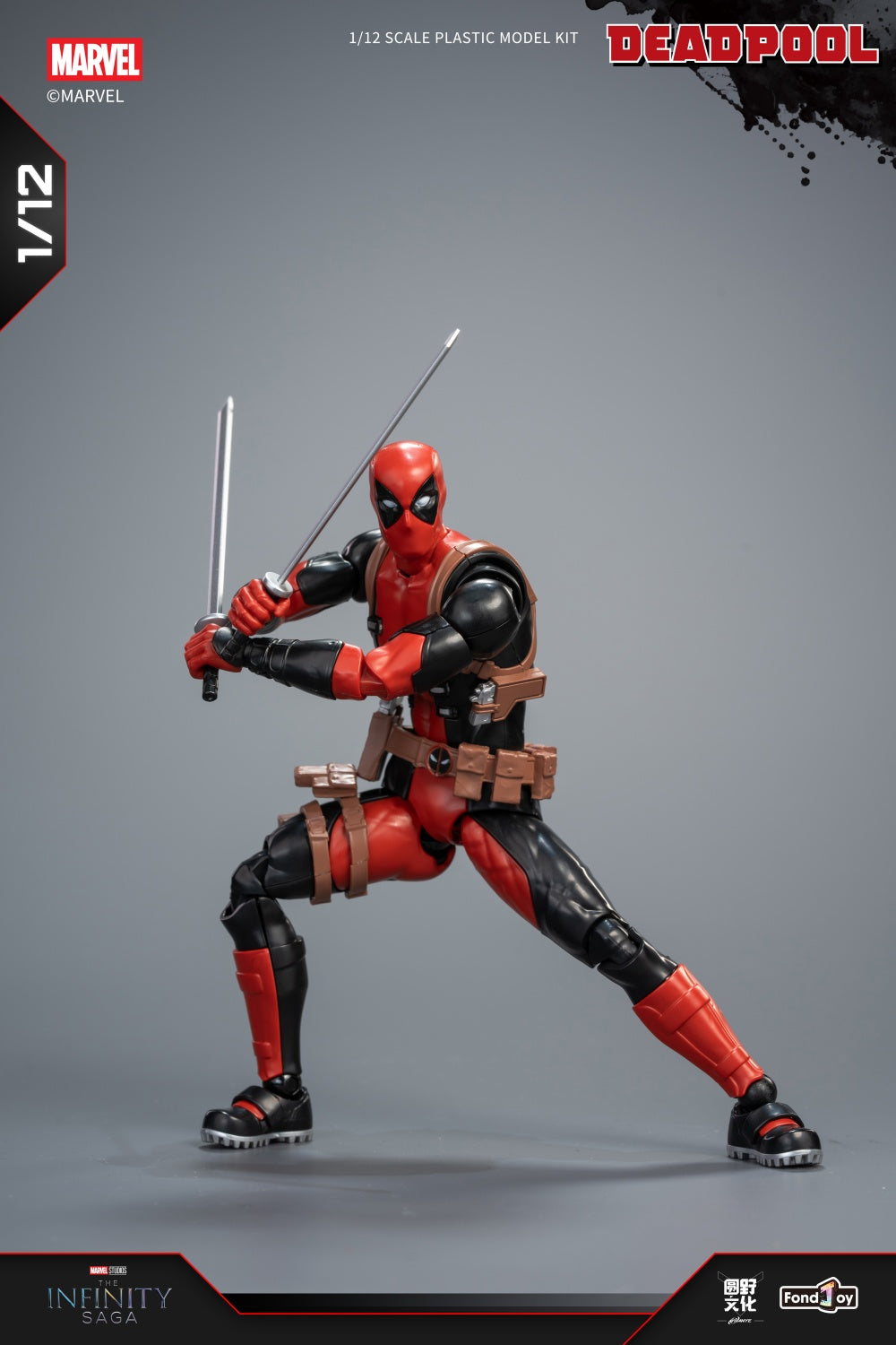 Fondjoy - 1:12 Deadpool Action Figure Assembly Kit - inshobby.com