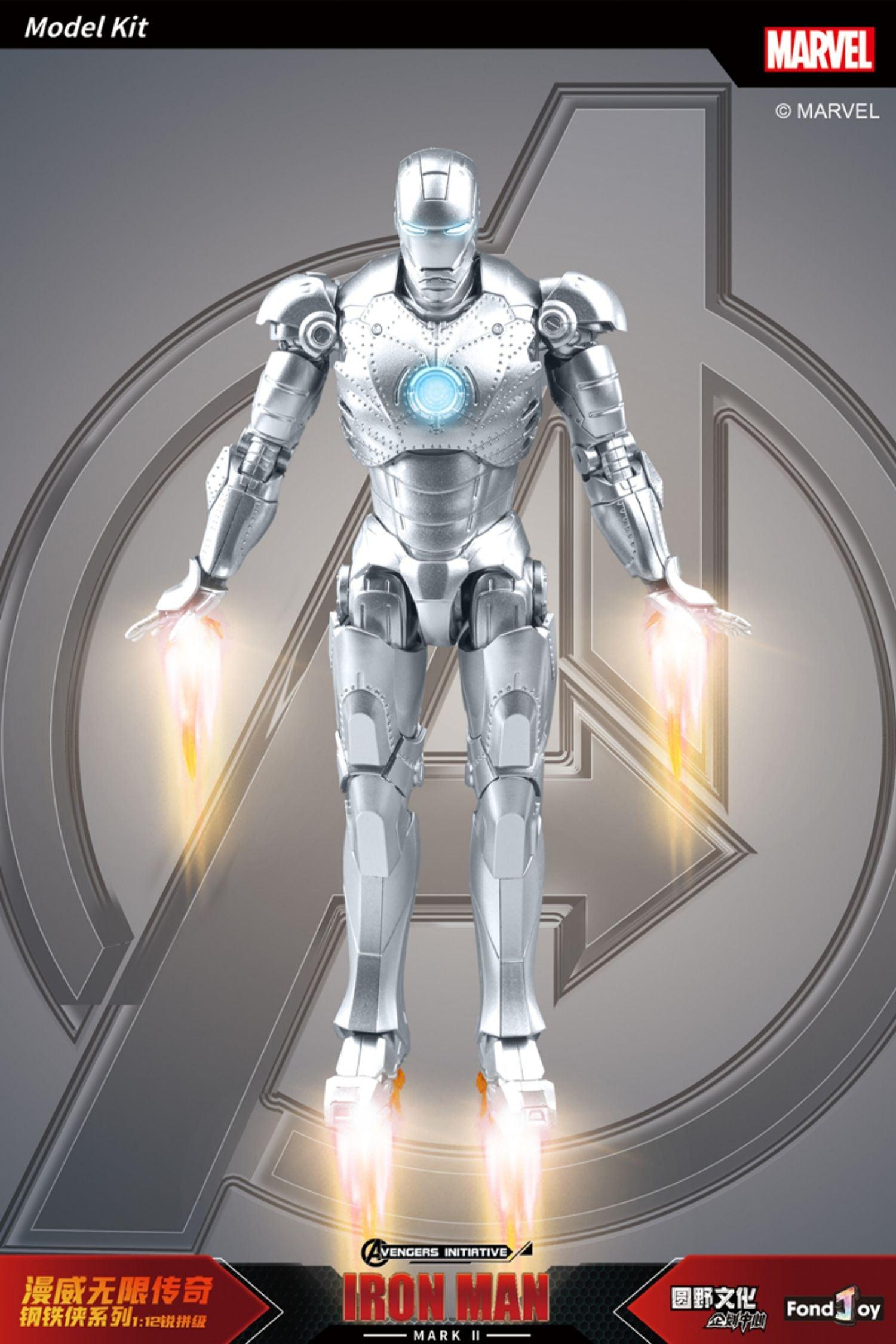 Fondjoy - 1:12 Iron Man Mark II Mk2 Action Figure Assembly Kit - inshobby.com