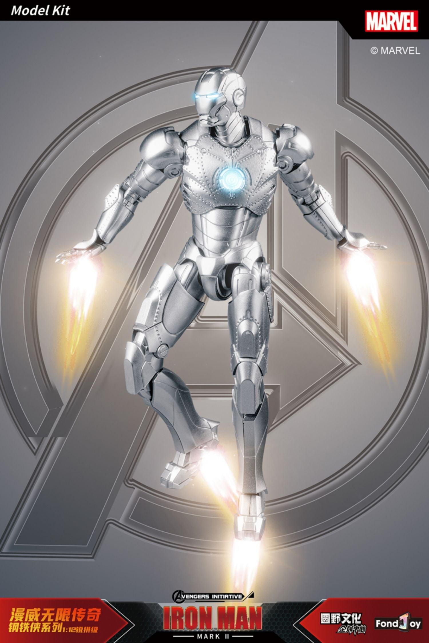 Fondjoy - 1:12 Iron Man Mark II Mk2 Action Figure Assembly Kit - inshobby.com