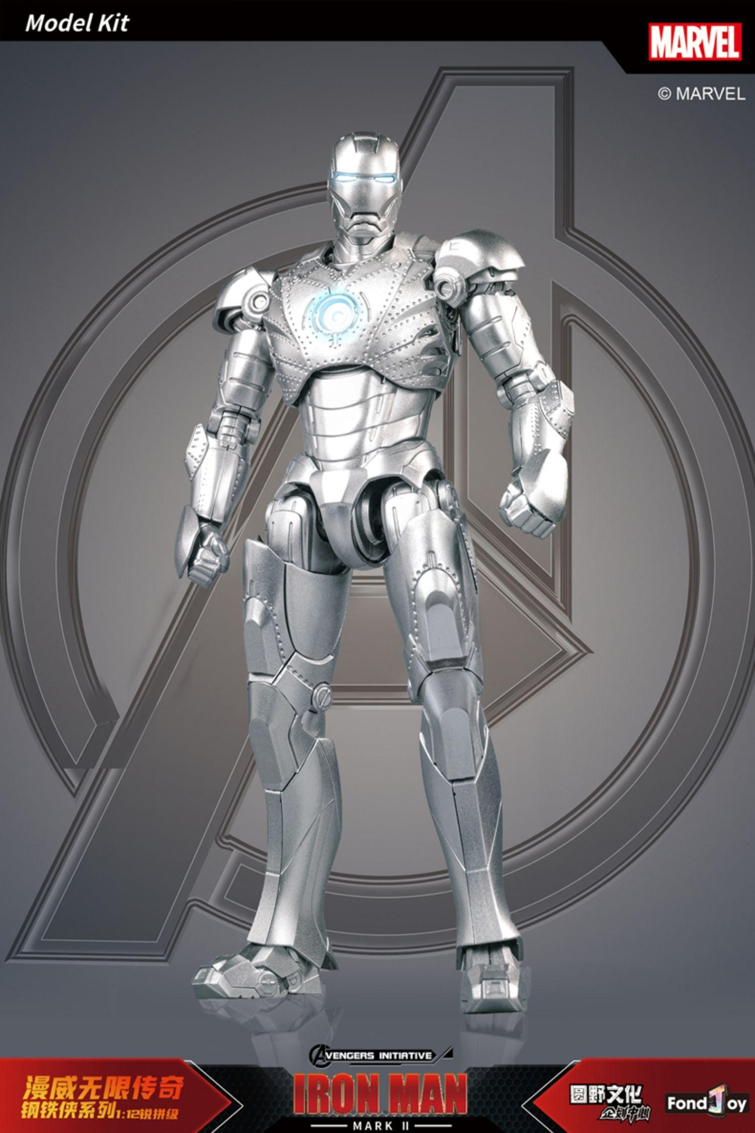 1:12 Iron Man Mark II Mk2 Action Figure Assembly Kit