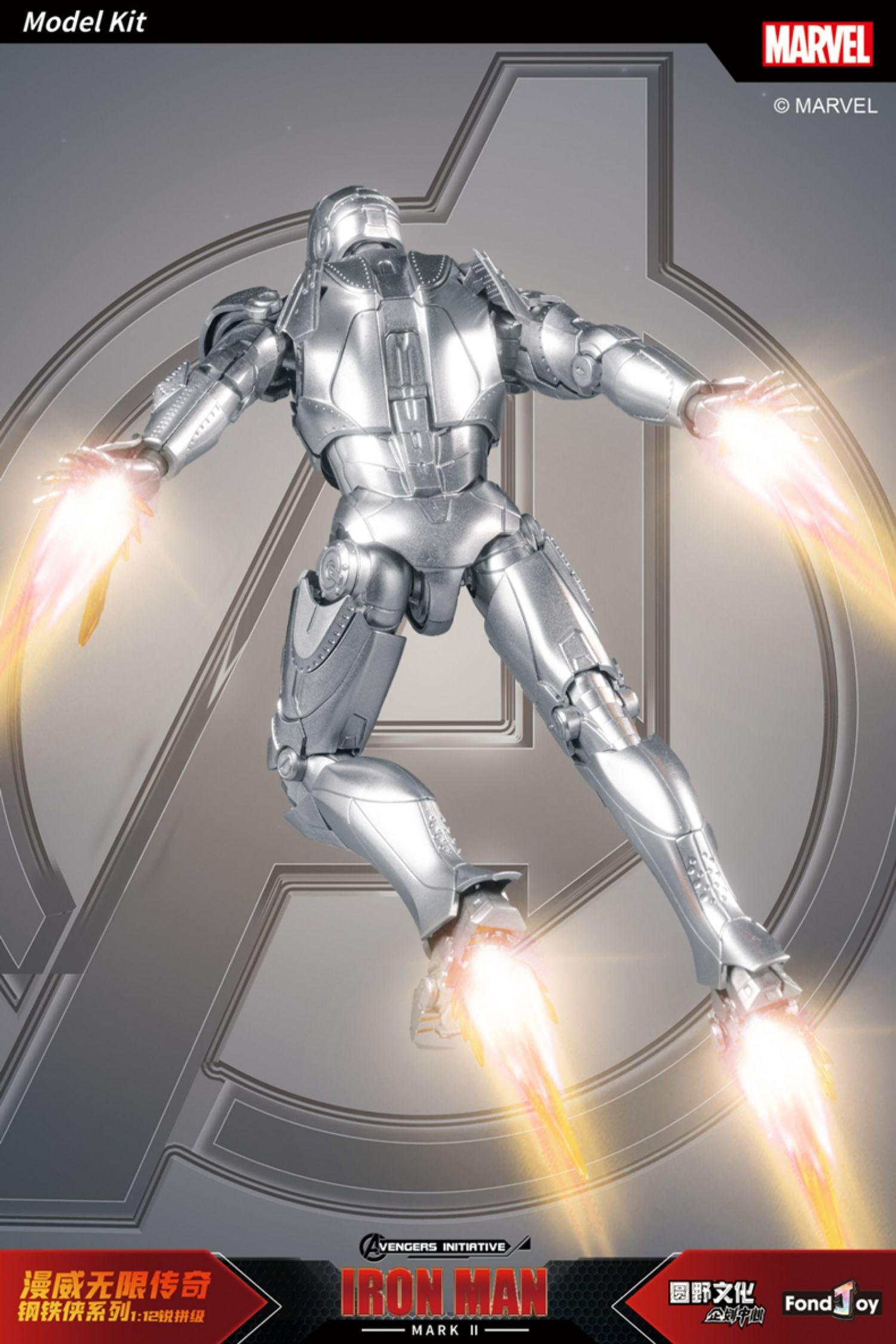 Fondjoy - 1:12 Iron Man Mark II Mk2 Action Figure Assembly Kit - inshobby.com