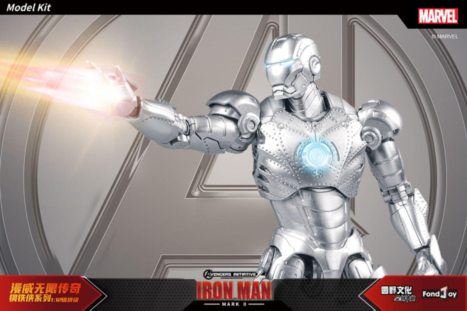 1:12 Iron Man Mark II Mk2 Action Figure Assembly Kit