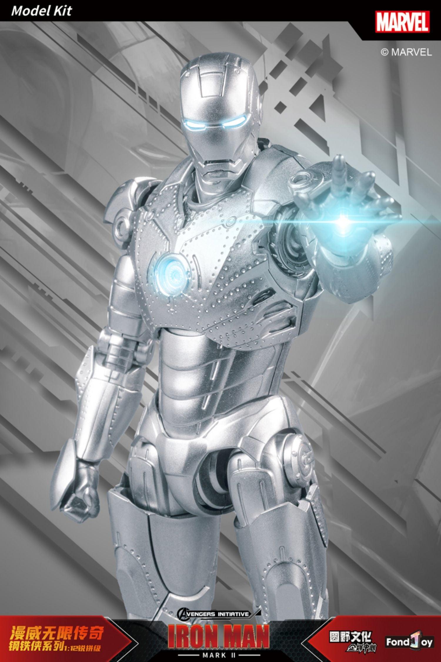 Fondjoy - 1:12 Iron Man Mark II Mk2 Action Figure Assembly Kit - inshobby.com