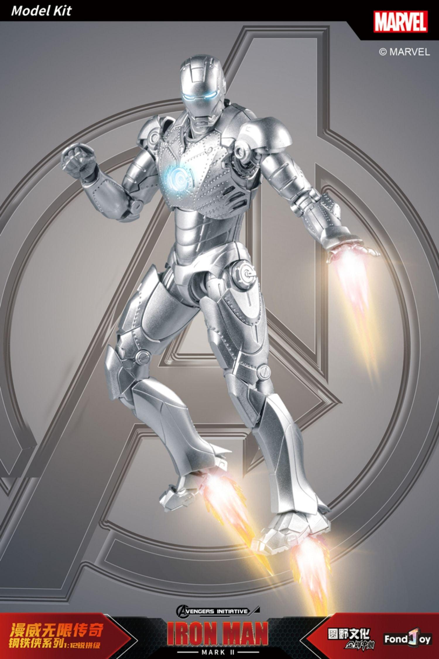 Fondjoy - 1:12 Iron Man Mark II Mk2 Action Figure Assembly Kit - inshobby.com