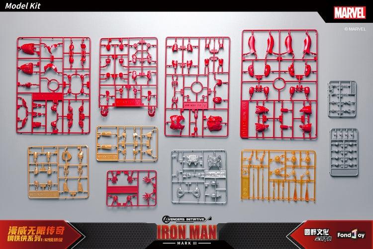 Fondjoy - 1:12 Iron Man Mark III Mk3 Action Figure Assembly Kit