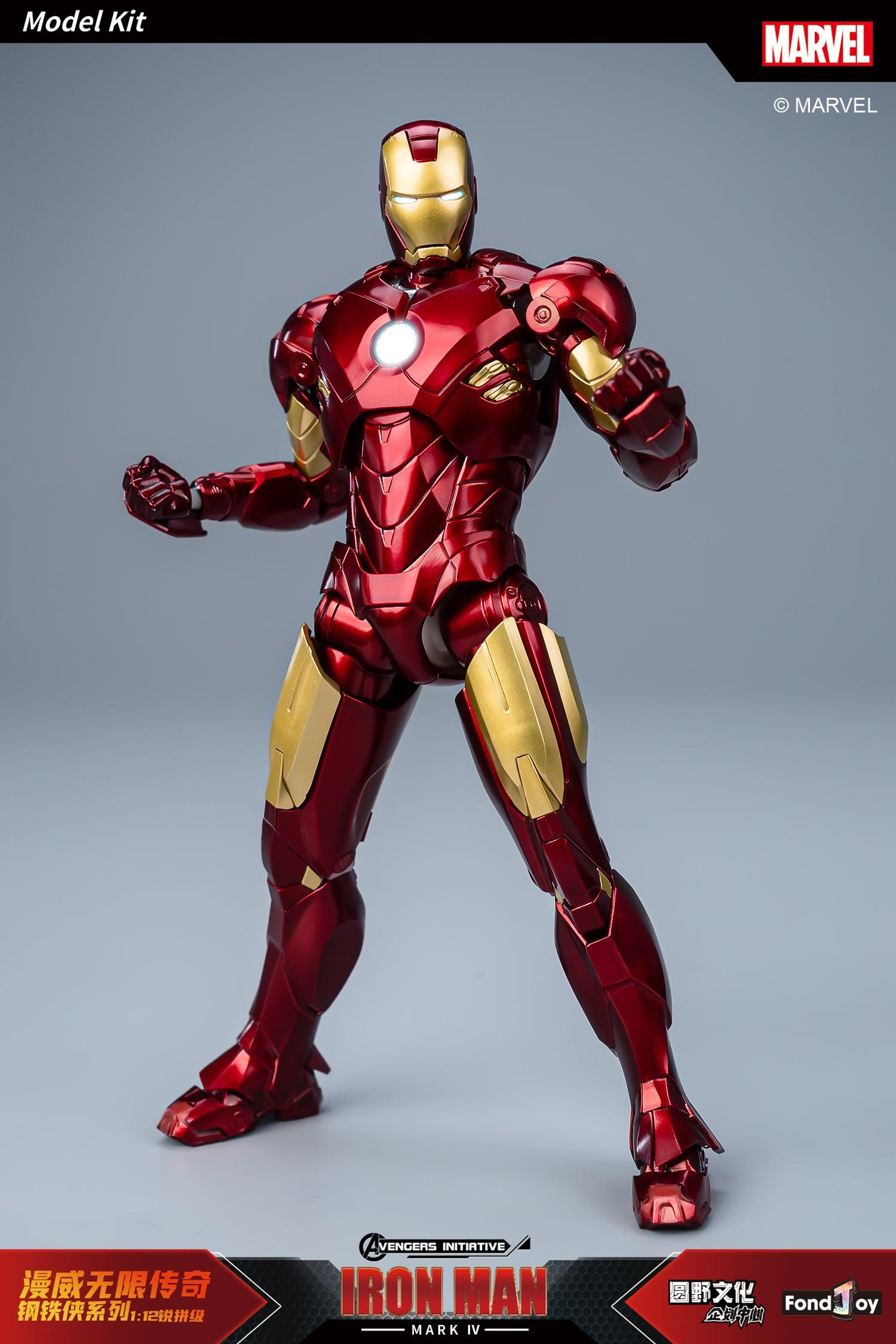 Fondjoy - 1:12 Iron Man Mark IV Mk4 Action Figure Assembly Kit - inshobby.com